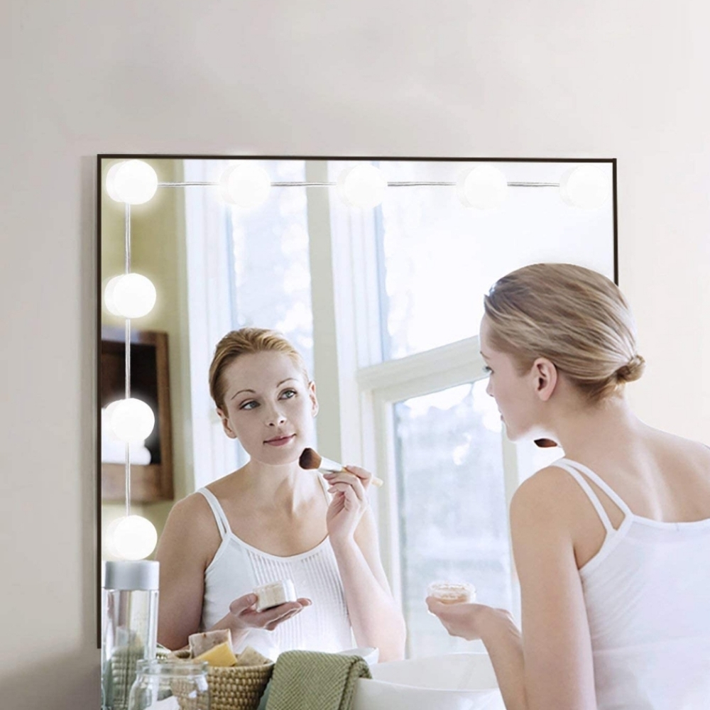 Hollywood Style Led Vanity Mirror Lights Kit with 10 Dimmable Light Bulbs - Picture 2 of 6
